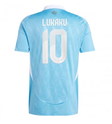 Belgien Romelu Lukaku #10 Udebanetrøje EM 2024 Kort ærmer